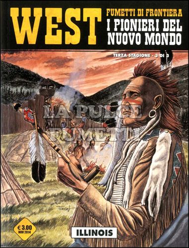 COSMO SERIE GIALLA # 26 - WEST FUMETTI DI FRONTIERA 17 - I PIONIERI DEL NUOVO MONDO - 3A STAGIONE 3: ILLINOIS